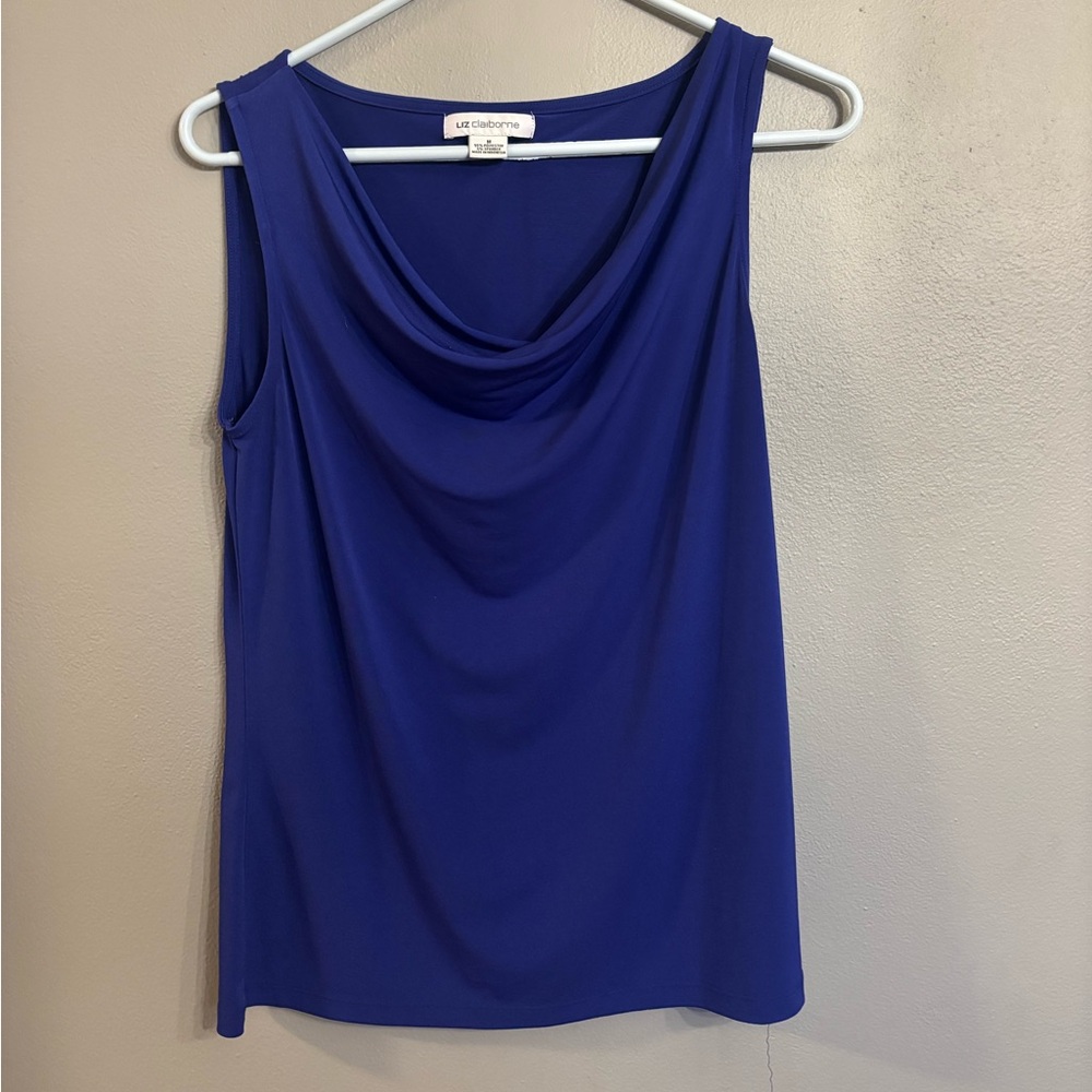 Liz Claiborne Royal Blue Tank Top